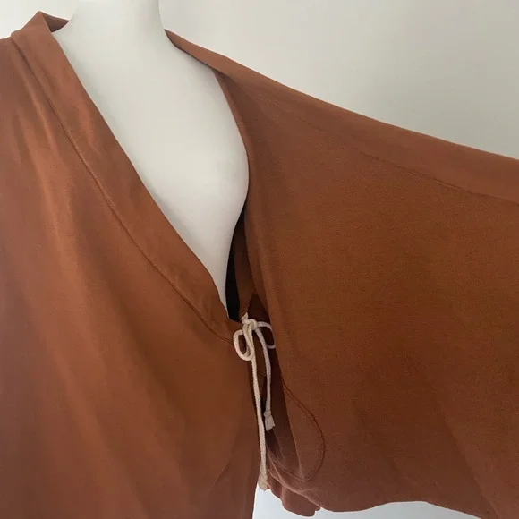 Myrah Penaloza Cotton Lounge Wrap - Picture 3 of 12